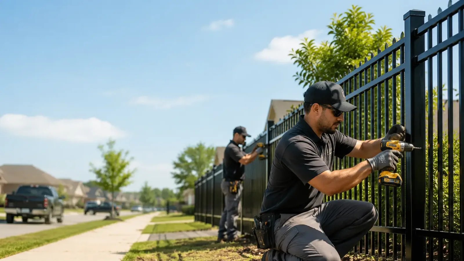 Metal Fence Installation in Donahue, IA